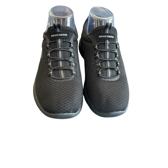Skechers Womens Summits 12980 Black Running Shoes Sneakers Size 7.5 Slip On - Picture 5 of 10